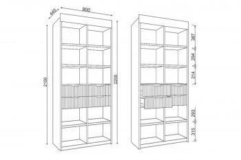 Набор детской мебели Лавис модульный белый софт (ДСВ) в Урае - uraj.mebel-e96.ru