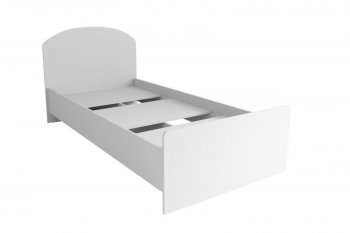 Кровать Лавис КРД 900.1 белый софт (ДСВ) в Урае - uraj.mebel-e96.ru