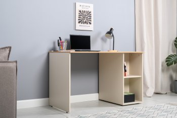 Стол письменный Лайт 12.163. сатин (Моби) в Урае - uraj.mebel-e96.ru