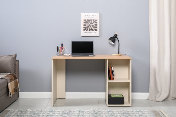 Стол письменный Лайт 12.163. сатин (Моби) в Урае - uraj.mebel-e96.ru