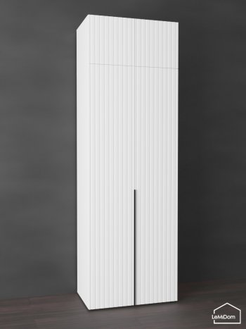 Шкаф с антресолью 800 мм Linnea MHR-2A-4 2450х800х510 (Белый-М 11.1.2) в Урае - uraj.mebel-e96.ru