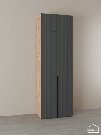 Шкаф с антресолью 800 мм Linnea MHR-2A-4 2450х800х510 (ДВ-М 11.1.25) в Урае - uraj.mebel-e96.ru