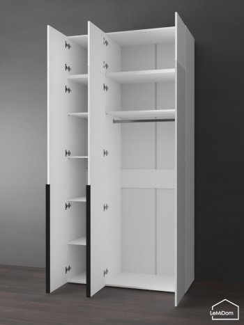 Шкаф с антресолью 1200 мм Linnea MHR-3A-1 2450х1200х510 (Белый-М 11.1.2) в Урае - uraj.mebel-e96.ru