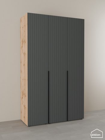 Шкаф с антресолью 1200 мм Linnea MHR-3A-2 2450х1200х510 (ДВ-М 11.1.25) в Урае - uraj.mebel-e96.ru