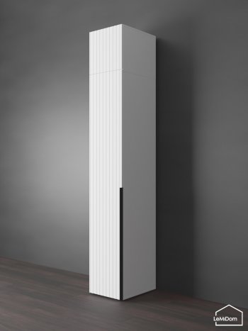 Шкаф с антресолью 400 мм Linnea MHR-1A-1 2450х400х510 (Белый-М 11.1.2) в Урае - uraj.mebel-e96.ru