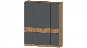 Спальный гарнитур Ленора вотан/графит, модульный (Лин) в Урае - uraj.mebel-e96.ru