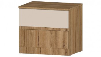 Тумба прикроватная Ленора вотан/кашемир (Лин) в Урае - uraj.mebel-e96.ru | фото