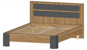 Спальный гарнитур Ленора вотан/графит, модульный (Лин) в Урае - uraj.mebel-e96.ru