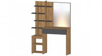 Спальный гарнитур Ленора вотан/графит, модульный (Лин) в Урае - uraj.mebel-e96.ru