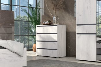 Комод Лиана графит (Зарон) в Урае - uraj.mebel-e96.ru