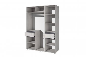 Спальный гарнитур Лиана графит, модульный (Зарон) в Урае - uraj.mebel-e96.ru