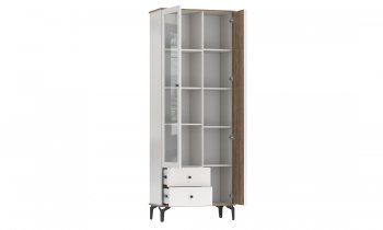 Стенка Либерти на ножках белый, модульная (Олмеко) в Урае - uraj.mebel-e96.ru