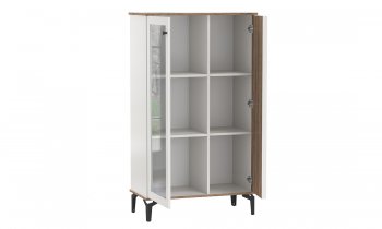 Стенка Либерти на ножках белый, модульная (Олмеко) в Урае - uraj.mebel-e96.ru