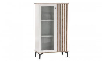 Стенка Либерти на ножках белый, модульная (Олмеко) в Урае - uraj.mebel-e96.ru