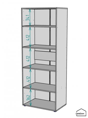 Шкаф Linnea MHR-2-2 2050х800х510 (Графит-М 11.1.25) в Урае - uraj.mebel-e96.ru