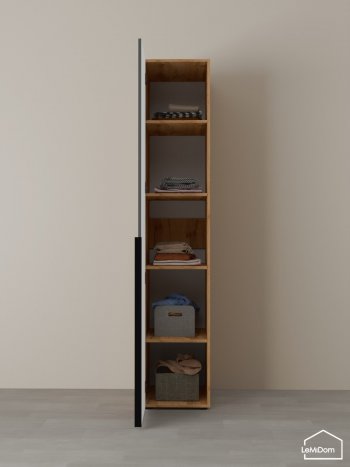 Шкаф Linnea MHR-1-2 2050х400х510 (ДВ-М 11.1.25) в Урае - uraj.mebel-e96.ru