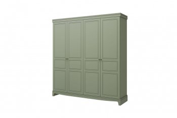 Шкаф 2000 мм распашной ШР-4 Лорето, зеленый самшит (БМ) в Урае - uraj.mebel-e96.ru | фото