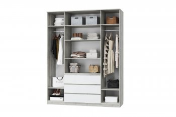 Шкаф 3160 мм для одежды Лори (МЛК) в Урае - uraj.mebel-e96.ru