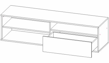 Стенка луксор (АстридМ) в Урае - uraj.mebel-e96.ru