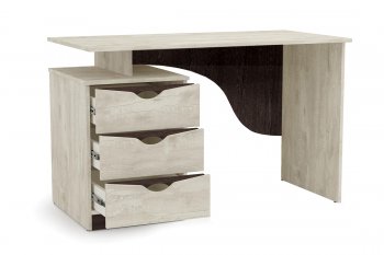 Стол письменный Лючия 33.23 бетон (Олмеко) в Урае - uraj.mebel-e96.ru