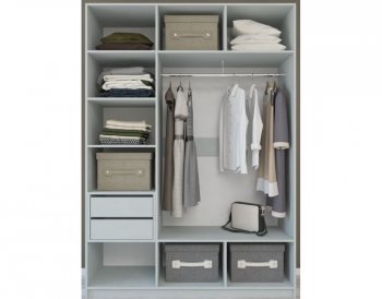 Шкаф распашной 1500 мм М6-3.2 Б+П 150 + ящики (М6) в Урае - uraj.mebel-e96.ru