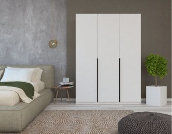 Шкаф распашной 1500 мм М6-3.5 Б+Б+Б 150 + ящики (М6) в Урае - uraj.mebel-e96.ru