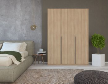 Шкаф распашной 1500 мм М6-3.5 Б+Б+Б 150 + ящики (М6) в Урае - uraj.mebel-e96.ru