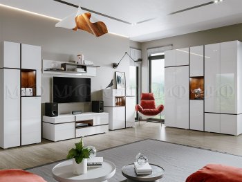 Стенка Мадера модульная (Миф) в Урае - uraj.mebel-e96.ru