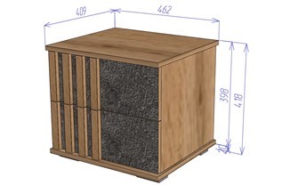 Тумба прикроватная Марракеш (Лин) в Урае - uraj.mebel-e96.ru
