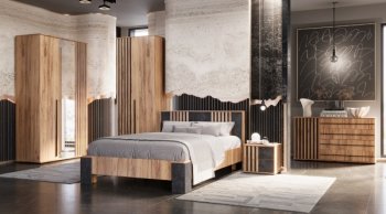 Спальный гарнитур Марракеш модульный (Лин) в Урае - uraj.mebel-e96.ru
