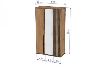 Шкаф 1200 мм 3х створчатый Марракеш (Лин) в Урае - uraj.mebel-e96.ru
