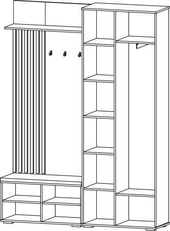 Прихожая Марракеш (Лин) в Урае - uraj.mebel-e96.ru