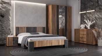 Спальный гарнитур Марракеш модульный (Лин) в Урае - uraj.mebel-e96.ru