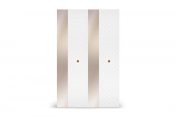 Спальный гарнитур Марсель модульный белый (Кураж) в Урае - uraj.mebel-e96.ru