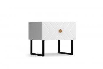 Спальный гарнитур Марсель модульный белый (Кураж) в Урае - uraj.mebel-e96.ru