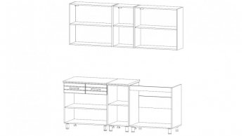 Кухонный гарнитур Марта 2000 мм (ИЦ) в Урае - uraj.mebel-e96.ru