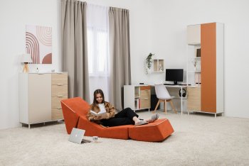 Набор детской мебели Марвэл модульный, бел. (Моби) в Урае - uraj.mebel-e96.ru