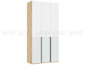 Шкаф 1200 мм Марвэл с доп. ящиками, крафт/белый (Миф) в Урае - uraj.mebel-e96.ru