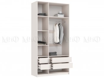 Шкаф 1200 мм Марвэл с доп. ящиками, кашемир (Миф) в Урае - uraj.mebel-e96.ru