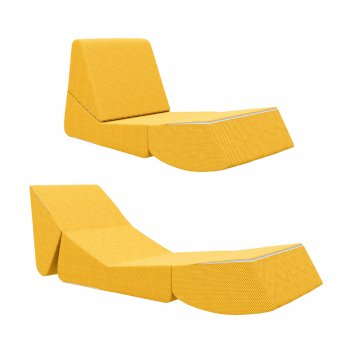 Кресло Марвэл серка желтая (Моби) в Урае - uraj.mebel-e96.ru