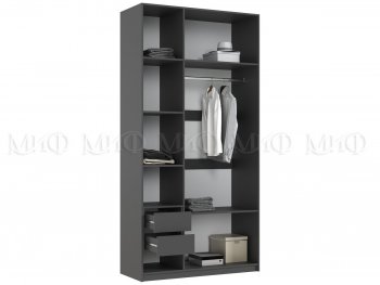 Шкаф 1200 мм Марвэл графит (Миф) в Урае - uraj.mebel-e96.ru