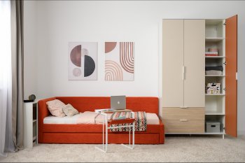 Набор детской мебели Марвэл модульный, бел. (Моби) в Урае - uraj.mebel-e96.ru