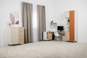 Набор детской мебели Марвэл модульный, бел. (Моби) в Урае - uraj.mebel-e96.ru