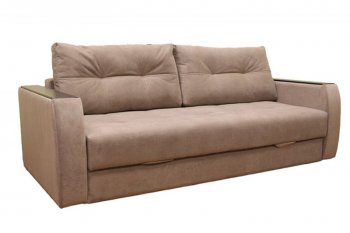 Диван Милан 3, НПБ, ткань Монако 02 (какао) (Хит Диван) в Урае - uraj.mebel-e96.ru