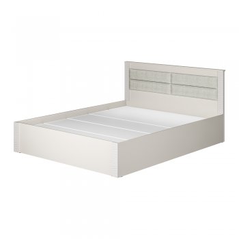 Кровать двуспальная Монако КР-16 кашемир (БТС) в Урае - uraj.mebel-e96.ru