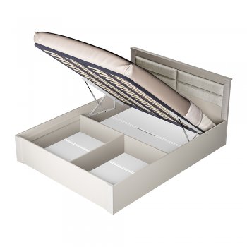 Кровать с подъемным механизмом Монако КР-16 Кашемир (БТС) в Урае - uraj.mebel-e96.ru | фото