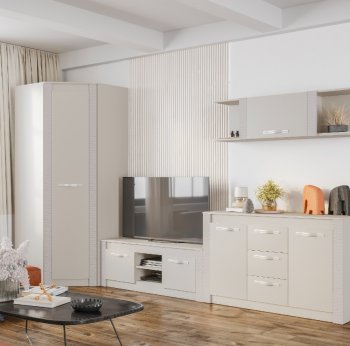 Стенка Монако Кашемир комп.2 (модульная) (БТС) в Урае - uraj.mebel-e96.ru