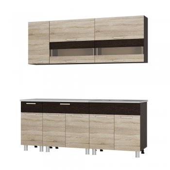 Кухонный гарнитур Монтана 2000 мм (БТС) в Урае - uraj.mebel-e96.ru