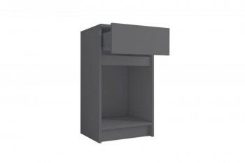 Тумба для обуви с 1ящ. Мори МПТ400 графит (ДСВ) в Урае - uraj.mebel-e96.ru