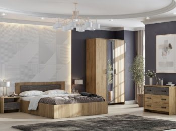 Спальный гарнитур МСП-1 (модульный) анкор (СВ) в Урае - uraj.mebel-e96.ru
